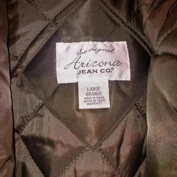Womens the original Arizona Coat Army green size Large - Picture 6 of 13